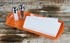 Calypso Basics Plastic Tidbit Melamine Sandwich Tray, Orange...