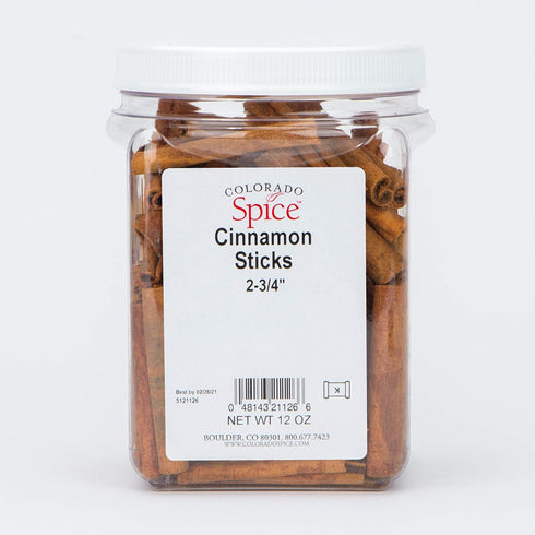Colorado Spice Cinnamon, Whole Sticks 2-3/4", 12 Ounce Jar...