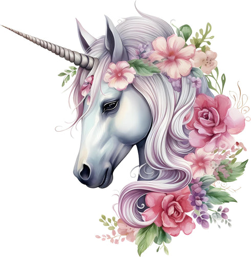 Fabric Panel 8"x8" Unicorn 100% Cotton Quilting Panel Square AM312...