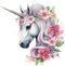 Fabric Panel 8"x8" Unicorn 100% Cotton Quilting Panel Square AM312...