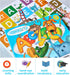 ABC Zoo Chutes and Ladders Board Game, Language Development Toy, Alphabet Learning Activity for Kids Ages 4+ Players 2-4...