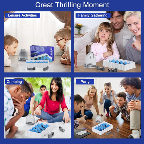 Magnetic Chess Game New Fun Tabletop Game Magnetic Chess Set Battle Board Game Strategy Game with Stones Family Games for Kids and Adults Party Ga...