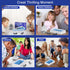 Magnetic Chess Game New Fun Tabletop Game Magnetic Chess Set Battle Board Game Strategy Game with Stones Family Games for Kids and Adults Party Ga...