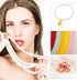JHYlilia 1800Pcs 6mm Pearl Beads for Crafts, 24 Colors Round Pearls Beads with Holes for Jewelry Making Handcrafted Loose Spacer Beads for Crafts ...
