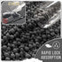 Yimobra Bathroom Rugs Non Slip Washable 32x20 Inch - Ultra Soft Absorbent Chenille Bath Mat, Quick Dry Shaggy Floor Carpet for Tub Shower, Dark Gr...