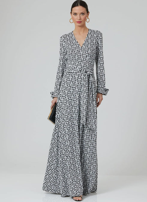 Vogue V2000U5 Misses' Wrap Dress Sewing Pattern Packet by Diane Von Furstenberg, Design Code V2000, 16-18-20-22-24, Multicolor...