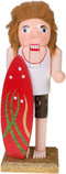 Clever Creations Surfer 10 Inch Traditional Wooden Nutcracker, Festive Christmas Décor for Shelves and Tables...
