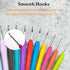 Mdoker Size H/8(5mm) Crochet Hook,Extra Long Crochet Hooks for Arthritic Hands,Ergonomic Grip Soft Handles for Beginners and Experiecced Crochet L...