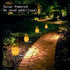 Garden Decor Solar Stake Lights - 2 Pack Outdoor Pineapple Waterproof Lights Pathway Yard Lawn Walkway Decoration...