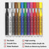 TFIVE Paint Markers Paint Pens - 12 Color Premium Medium Point Acrylic Paint Marker Pens for Rocks Painting, Metal, Ceramic, Glass, Wood, Fabric, ...