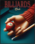 Posterizer 1 pcs-Billards Club Trendy Retro Aesthetic Print-Sports & Hobby Art-Retro Art-Decor for Home & Office- unframed wall art...
