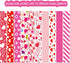 TUPARKA Valentine Paper Chains Valentine's Day Craft Paper Chains for Wedding and Festive Party Decoration...