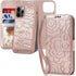 CASEOWL Magnetic Case for iPhone 13 Pro Max Wallet Case- Detachable Wallet Case for iPhone 13 Pro Max 5G - Folio Flip Leather Case Wallet with RFI...