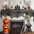Hooqict Halloween Decoration Halloween Black Lace Spiderweb Fireplace Mantle Scarf Cover for Halloween Party Supplies 18 x 96 Inch...