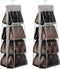 Lirex 2-Pack Handbag Hanging Purse Organizer for Closet, 8 Pocket Handbag Storage Organizer Hanger Oxford Cloth Closet Organizer for Family Closet...