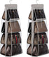 Lirex 2-Pack Handbag Hanging Purse Organizer for Closet, 8 Pocket Handbag Storage Organizer Hanger Oxford Cloth Closet Organizer for Family Closet...