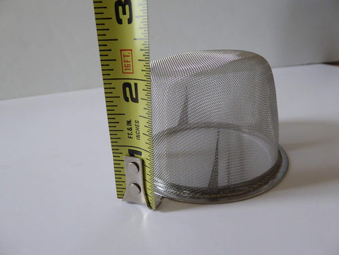 Teapot Tea pot Replacement Stainless Steel Mesh Strainer Infuser (78-84mm diameter) Made in Japan...