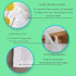 Flour Sack Kitchen Towels |Cotton Blank Towel | Tea Towel Crafting Embroidery | Thick Absorbent Quick Dry | Baking Bread Proofing Linen Cover Whit...