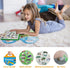 Reusable Sticker Book for Learning, 3 Sets Dinosaur Stickers Ocean Animals and Vehicles Theme Activity Sticker Books for Kids 3+ Girls Boys Travel...