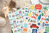 Summer Scrapbook Paper & Stickers Kit - Beach Theme Cardstock & Stickers, 4 Items, 12x12 Inch, Modern Style, Square Shape, Variety Pack...