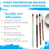 Princeton Neptune Paintbrush, Size 1, Dark Wood...