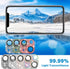for iPhone 13 & iPhone 13 Mini Camera Lens Protector, Bling 3D Rhinestone Sparkle Diamond 9H Tempered Glass Camera Cover Anti Scratch Shockproof M...