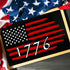 12 Pcs American Flag Stencils, We The People Flag Stencil Sunflower Eagle Mountain Bear Deer 1776 American Flag Templates for Painting on Wood Wal...