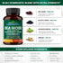 Sea Moss Black Seed Oil Ashwagandha Ginger Burdock Root Turmeric Black Pepper | All in 1 Supplement, 60 Capsules | Seamoss Pills for Men & Women |...