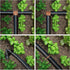 28P Drip Irrigation Fittings Kit (17mm) for 1/2" Tubing (.600" ID), 10 Couplings, 6 Tees, 6 Elbows and 6 Tubing End Closure - Barded Connectors fo...