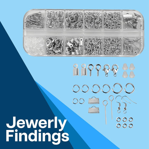 MMOBIEL Jewelry Making Supplies Kit Jewelry Making Kit with Jewelry Pliers, Wire and Supplies for Repairs and Creating Earrings, Bracelets, Neckla...