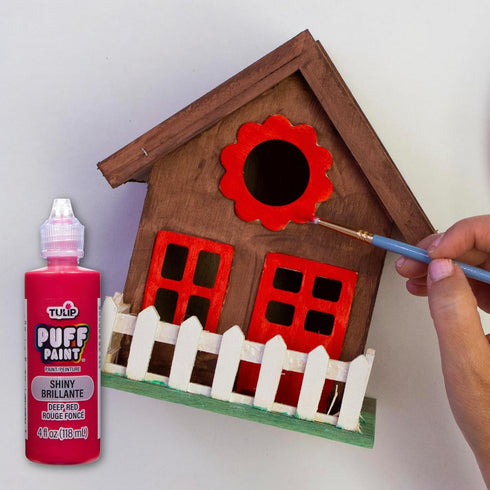 Tulip 41402 Dimensional Fabric Paint 4oz Slick Deep Red...