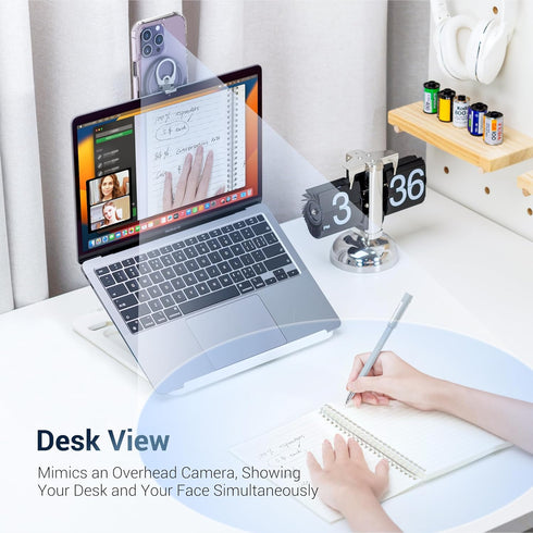 PROfezzion Continuity Camera Mount with for MacBook Laptops, Strong Magnetic Phone Holder for iPhone 15 14 13 12 Series, Phone Webcam Mount for iO...