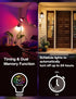Color Changing Light Bulb, 80W Equivalent LED Bulbs, 900LM, RGBW+Warm+Cool White With Remote Control, E26 Base, Dimmable, A19 9W LED Light Bulb, M...