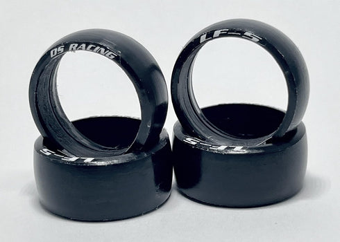 DS Racing MI-LF5 4-Piece Drift Tires Set for Kyosho Mini-Z AWD MA020 RC 1/24 1/28 Mini-Q DRZ GLD (20mm Diameter) (2X Narrow + 2X Wide Tires)...