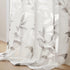 Madison Park Cecily Semi Sheer SINGLE Panel Window Curtain Burnout Botanical Print, Easy To Hang, Fits up to 1.25" Diameter Rod, 50x84", Leaves Gr...