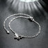 Yuren Zircon Butterfly Charm Adjustable Chain 925 Sterling Silver Ankle Bracelet for Women Anklet Foot Bracelet Sandals Beach Feet Diamond Anklet...