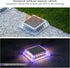 Solar Deck Lights Outdoor, IP68 Waterproof Solar Step Lights, Solar Powered Driveway Lights, Natural White 4000K LED Solar Lights, Stick on Garden...