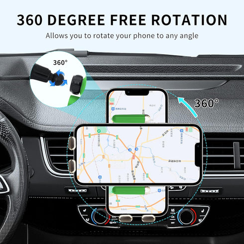 Wireless Car Charger Mount,15W Qi Fast Charger, Wireless Car Charger Smart Sensor Air Vent, Automatic Clamping Phone Holder for iPhone 13/12/11//X...