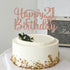 Happy 21st Birthday Cake Topper, 21st Birthday/Anniversary Party Supplies, Cheers to Twenty-one Years Party Decoration - Rose Gold Glitter...