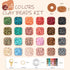 TEXGIZRLY Clay Bead Bracelet Kit, Friendship Bracelet Making Kit for Girls, 24 Colors Clay Beads for Bracelets Making, Beads for Jewelry Making Ki...