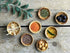 Tubibu Olive Wood Mini Bowls Set of 6 Handmade Bowls, Handcrafted Wooden Mini Bowls...