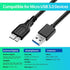 Micro B Cable, USB 3.0 A Male to Micro USB 3.0 Sync Cord,Data Wire for Toshiba,Seagate,Samsung,WD, My Passport and More External Hard Drive(1ft/35...