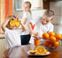 Hand Juicer Citrus Orange Squeezer Manual Lid Rotation Press Reamer for Lemon Lime Grapefruit with Strainer and Container, 2 Cups...