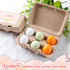 SallyFashion 6PCS Wooden Egg Toys, Easter Egg Toys Wooden Play Food Pretend Play Food Sets for Kids Early Development Learning Birthday Gifts...