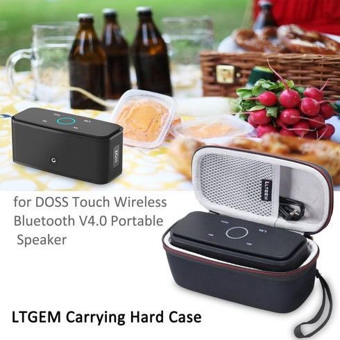 LTGEM Hard Case for DOSS SoundBox Touch Portable Wireless Bluetooth Speaker - Travel Protective Carrying Storage Bag...