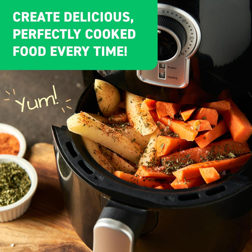 Air Fryer Cheat Sheet Magnets Cooking Guide Booklet - Air Fryer Cookbooks - Air Fryer Liners - Air Fryers Kitchen Gifts Gadgets 2025 - Air Fryer A...