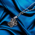 925 Sterling Silver Cubic Zirconia Animal Kitten Cat Paw Print Dolphin Pendant Necklace 17" / 18" Chain (Paw Print)...