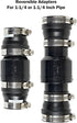 Red Lion 14942901 SCV114 1-1/4-Inch and 1-1/2-Inch ABS Vertical Sump Pump Check Valve, Black...