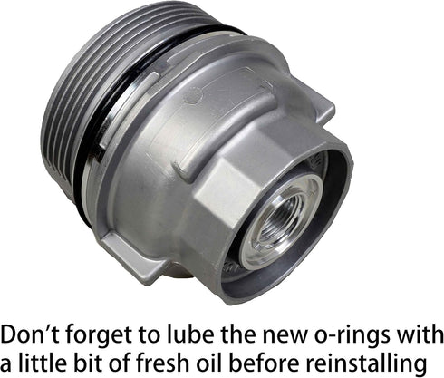 FOKES Oil Filter housing Cover,Compatible with Toyota 4Runner Avalon Camry Fj Cruiser Highlander RAV4 Sienna Tacoma Tundra Venza more. Replace 156...