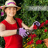 COOLJOB Medium Gardening Gloves for Women, Thorn Proof Ladies Work Gloves for Rose Pruning, Cactus Handling, Blackberry Bush Planting, Puncture Re...